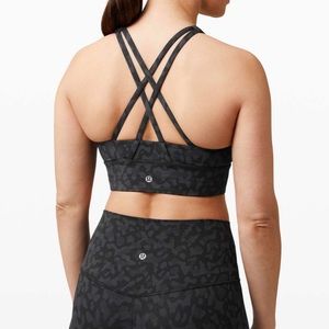 LULULEMON energy bra long line HIGH NECK